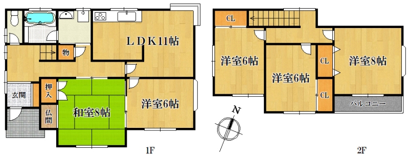 売家情報 【久留米市北野町千代島】